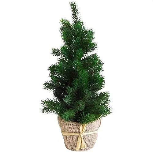 Mini Weihnachtsbaum 48 cm im Topf sehr echt wirkend