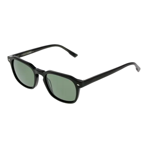 Bulget Sonnenbrille BG9229M D01P 51 Herren - Grüne Polarisation - Moderne Herren-Sonnenbrille mit polarisierten Gläsern, 100% UV-Schutz und stylischem Vollrandrahmen aus Azetat. Inklusive Original-Etui für optimalen Schutz.