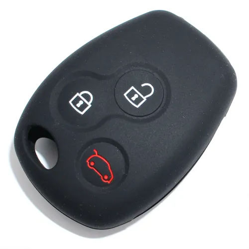 Schlüsselhülle SA Schwarz Silikonschutz Autoschlüssel Cover Fernbedienung