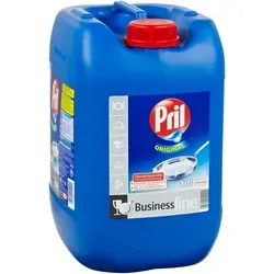 Pril Original 10 l Handgeschirrspülmittel - Geschirrspülmittel mit höchster Fettlösekraft, biologisch abbaubar und ideal für die professionelle Spülküche. Überdeckt unangenehme Gerüche mit frischem Zitrusduft.