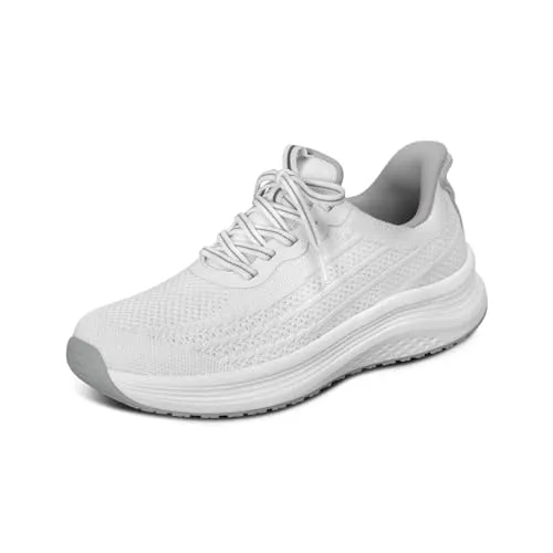 Orthofeet Nira Hands-Free Orthopädischer Damen Slip-in Sneaker Weiß, Größe 38 - Damen-Sneaker mit innovativer Slip-On-Technologie für einfachen Einstieg. Bietet hervorragende Dämpfung und kann Schmerzen bei Fußbeschwerden lindern.