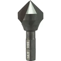 Alpen - Kegelsenker U. Entgratsenker Bit Z=3 90 Grad Hss M10 1/4'sechskantschaft