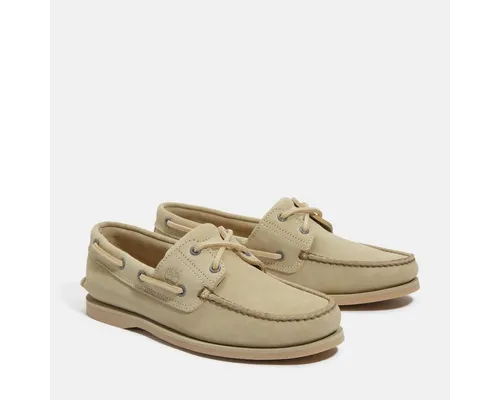 Timberland Mens Boat Shoe ltgrn suedewbei 7.5 Wide Fit - Herren Halbschuhe, perfekt für Alltag und Freizeit, aus hochwertigem, unlined Material für optimalen Komfort und Atmungsaktivität.