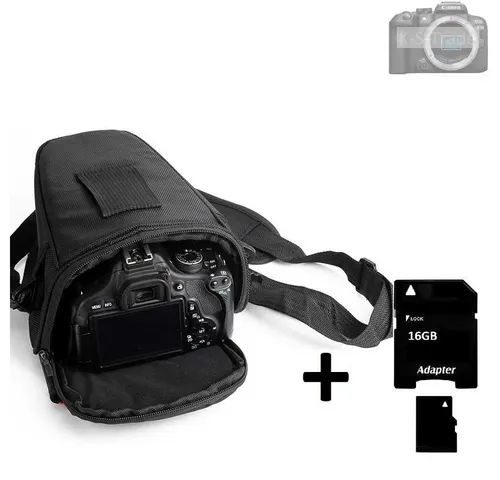 K-S-Trade Kameratasche für Canon EOS R10 - Kameratasche für Systemkameras, robust mit viel Stauraum für Zubehör. Ideal für Canon EOS R10, schützt Ihre Kamera optimal und bietet zusätzlichen Platz für Ladegeräte und mehr.