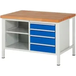 Rau Werkbank 8463A2 – Robuste Arbeitsplatte aus Buche