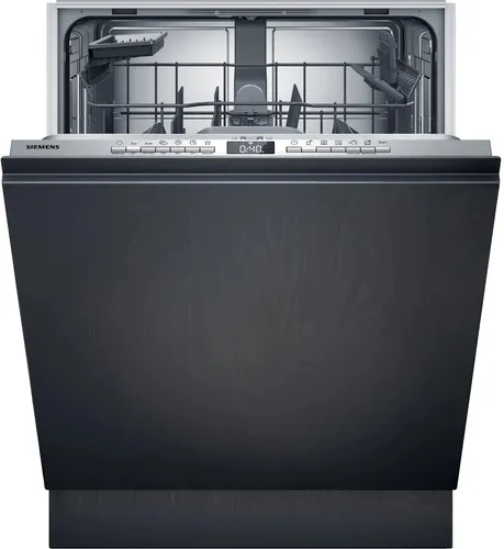 Siemens SX63EX04TE iQ300 XXL-Geschirrspüler, Vollintegriert 60 cm - Vollintegrierter Geschirrspüler mit varioSpeed Plus für blitzschnelles Spülen und autoOpen dry für effiziente Trocknung. Ideal für moderne Küchen und ruhige Abende.