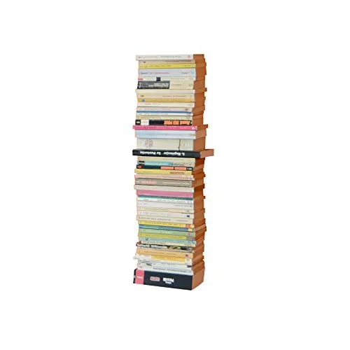 Radius Design Booksbaum Single Wandregal klein Silber – Platzsparendes Bücherregal aus pulverbeschichtetem Stahl - Elegantes Wandregal für Bücher – Radius Booksbaum klein in Silber, stabil und modern, ideal für kleine Räume. Hohe Tragkraft von 6,5 kg pro Boden, einfache Montage inklusive Vorrichtungen.