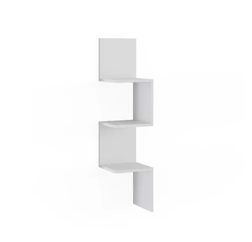 Vicco Eckregal Paolo, Weiß, 28 x 116.4 cm von Vicco