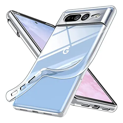 Silikon Hülle Basic kompatibel mit Google Pixel 8 Pro Case TPU Soft Handy Cover Schutz Transparent