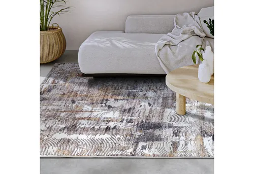 ELLE DECORATION Teppich Malard, rechteckig, Kurzflor in grau von ELLE Decoration