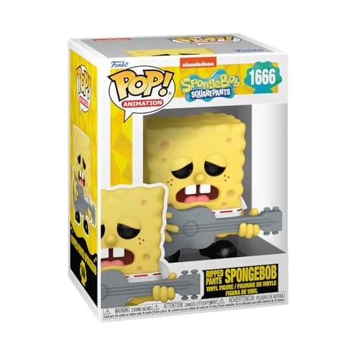 Funko Pop! TV: SBS 25th - Spongebob Squarepants - SB mit Guitar - Vinyl-Sammelfigur - Geschenkidee - Offizielle Handelswaren - Spielzeug Für Kinder und Erwachsene - TV Fans - Modellfigur Für Sammler