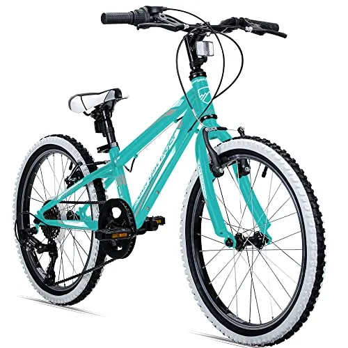 Bergsteiger Kansas 20 - 24 Zoll Kinderfahrrad, ideal für Schulweg, Shimano 6 Gang-Schaltung und modernes Design für Jungen und Mädchen