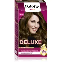 Schwarzkopf Palette Deluxe Permanent-Haarfarbe 4-65 Dazzling Brown - Haarfarben für Damen, langanhaltende Farbintensität und strahlender Glanz, ideal zum Kaschieren grauer Haare und für eine komplette Farbveränderung.