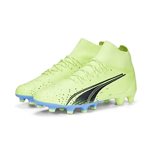PUMA Herren Ultra PRO FG/AG Fussballschuh - Fizzy Light-Parisian Night-Blue Glimmer, 46.5 EU - Fußballschuhe mit normaler bis schmaler Passform für optimale Bewegungsfreiheit und Kontrolle auf dem Platz.
