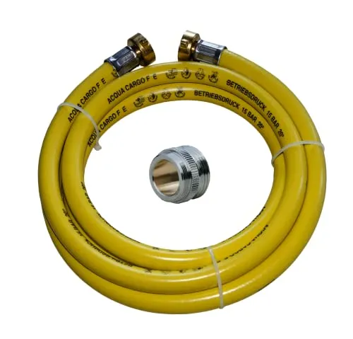Heizung Füllschlauch Füllschlauchset für Heizung 2,5m, 5m, 10m mit Adapter für Waschtischmischer M24x1 AG x 3/4