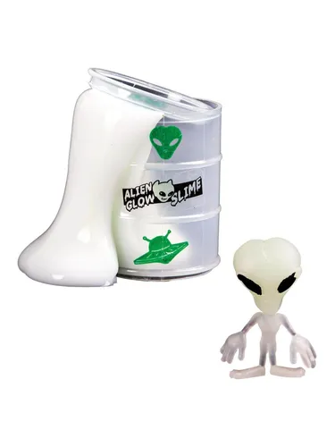 Toi-Toys Glow N Fun Oil Barrel with Glow in the Dark Slime Alien
