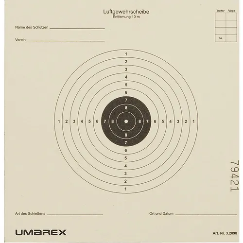 Umarex Luftgewehr-Zielscheiben für Geschossfangkasten Scheibenkaste 1000 Stück