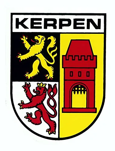carstyling XXL Aufkleber Wappen Kerpen 115 x 90 mm