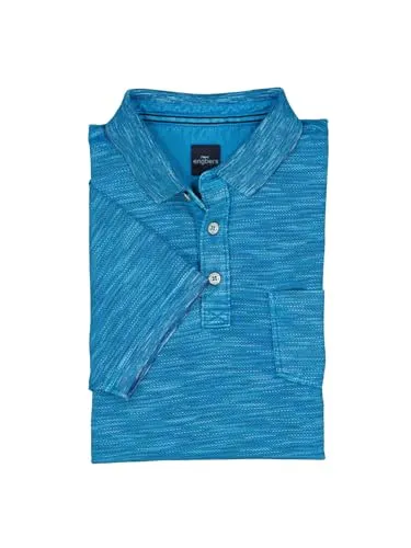 engbers Herren Herren Polo-Shirt Regular, Tuerkis, 38310, Tuerkis in Größe XL