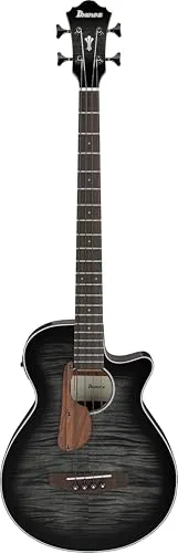 Ibanez AEGB25E-TKH Akustikbass - Transparent Black Sunburst - Akustikbass aus der AEGB-Serie mit elegantem Transparent Black Sunburst Finish, ideal für vielseitige Musikstile und hervorragenden Klang.