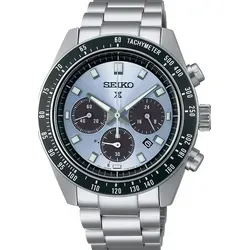 Seiko Prospex Speedtimer Solar Chronograph SSC817P1 - Chronograph mit sandgestrahltem Zifferblatt für optimale Ablesbarkeit, inspiriert von der legendären Speedtimer von 1969, modernisiert mit gewölbtem Saphirglas und präziser Polierung.