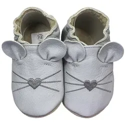 Produktbild Krabbelschuhe Maus hellgrau 22/23