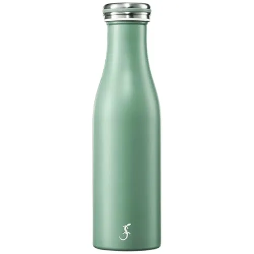 LURCH Isolierflasche aus Edelstahl 0,5 l in Dark Salvia – Die perfekte Trinkflasche für unterwegs