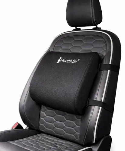 Healthfix® Ergonomisches Lendenkissen für Bürostuhl – Optimale Unterstützung für besseren Sitzkomfort - Ergonomisches Lendenkissen von Healthfix® zur Unterstützung der Rückenpflege. Ideal für Büroarbeit, sorgt für besseren Sitzkomfort und entlastet den Rücken.