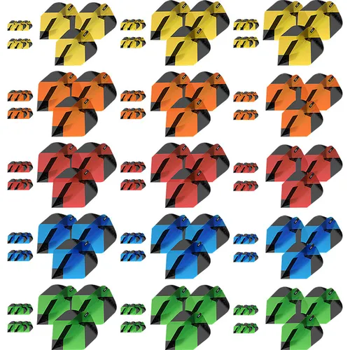 Target TAG Dart Flight Dartflights in 5 Farben 3 Flightformen Darts Flights NEU