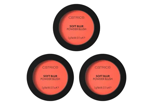 Catrice Rouge SOFT BLUR POWDER BLUSH, 3-tlg., für ein weiches, mattes Finish