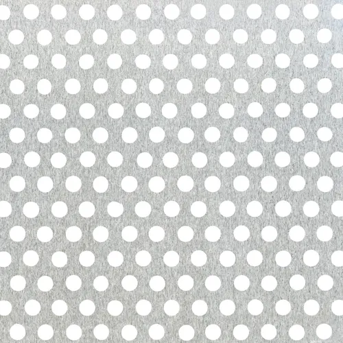 Alberts Lochblech aus Aluminium, silber eloxiert - Metall- & Legierung-Platten, 0,8 mm starke eloxierte Oberfläche für hohe Korrosionsbeständigkeit und ansprechende Optik.