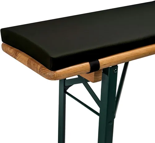 TexDeko Bierbankauflage - Komfortable Polsterauflage für Bierzeltgarnitur - Bankauflagen für Bierbänke mit Reißverschluss, sorgen für hohen Sitzkomfort und sind waschbar. Ideal für Feste und Feiern.