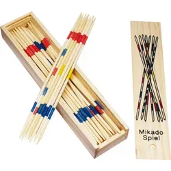 Mikado Spiel in Holzbox