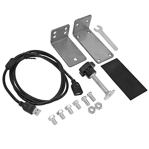 Bediffer USB Handbremsenhalterung , hohe Steifigkeit , Rennspiel , Handbremsenhalterung , verschlei?fest , einfache Steuerung Sim Spiele , Handbremse