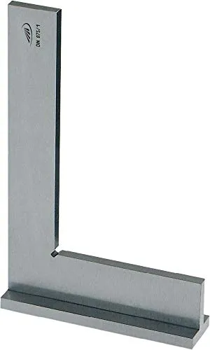 Helios Preisser Anschlagwinkel GG 2 - 1000 x 500 mm, Präzisionswerkzeug aus Spezialstahl für exakte Winkelprüfungen in Werkstatt und Metallbau