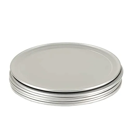 GVK ECO Pizzablech rund aus Aluminium 6 Stück Ø 279 mm