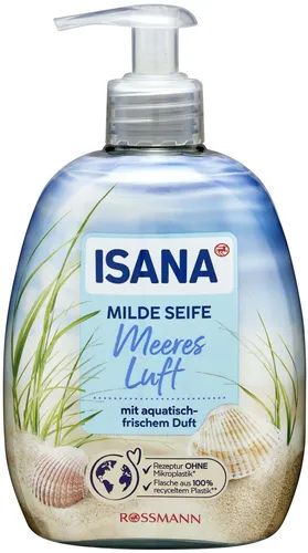 ISANA Meeresluft Flüssigseife 0,5 l – Frischer Duft für Ihre Hände
