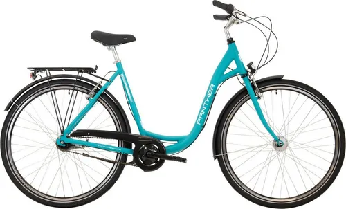 Panther Cityrad CARAZ 1.0 Wave 28 Zoll, 7-Gang Shimano Nabenschaltung - Ideal für den täglichen Stadtverkehr: Das Panther Citybike CARAZ 1.0 Wave überzeugt durch hochwertigen Aluminiumrahmen, bequemen Sattel und zuverlässige 7-Gang Nabenschaltung für einen komfortablen Fahrstil.