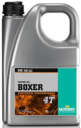 Motorex Boxer 4T 5W/40 - Hochleistungsmotoröl - Motoröle, optimaler Schutz und Leistung für Motorradmotoren, sorgt für lange Lebensdauer und maximale Performance.