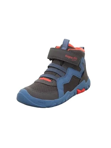 Superfit Jungen Trace GRAU/BLau 2000 - Robuste Kinderschuhe - Bequeme Jungen-Sneaker mit strapazierfähigem Obermaterial aus Synthetik und atmungsaktivem Innenmaterial. Ideal für aktive Kinder und den täglichen Einsatz.