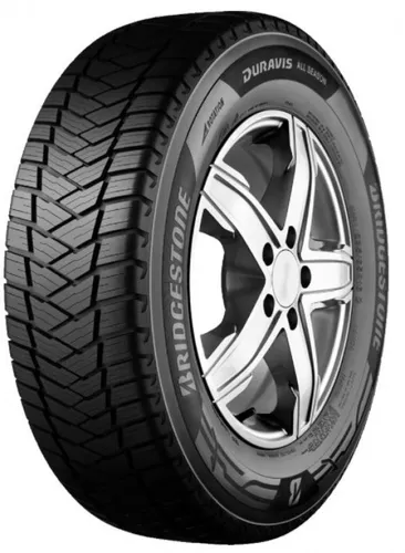 Bridgestone Duravis All Season 215/65 R16 C 109/107T 3PMSF - Ganzjahresreifen mit exzellenter Nasshaftung (Klasse A) und Bergpiktogramm für sicheres Fahren bei allen Wetterbedingungen. Ideal für Transporter und Vans.