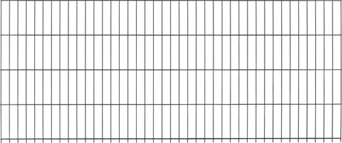 Floraworld Doppelstabmatte-Zaun Comfort 201 x 83 cm anthrazit