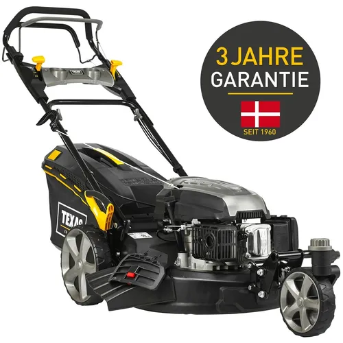 TEXAS Rasenmäher Benzin 51cm ZT514TR/W ZeroTurn - Rasenmäher mit 51 cm Schnittbreite, selbstfahrend und mit Mulchkit für perfekten Rasenschnitt. Ideal für große Gärten mit hohem Komfort.