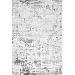 SANAT Teppiche für Wohnzimmer - Harmony in silber von Novel