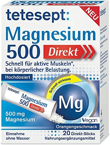Tetesept Magnesium 500 Direkt Sticks von tetesept