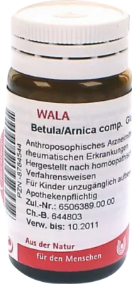 WALA Heilmittel GmbH BETULA/ARNICA comp.Globuli 20 g 08784544