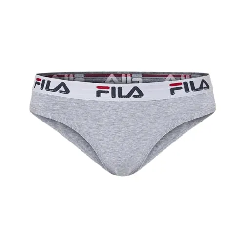 FILA Damen 2-Pack Urban Brief Fu6043 Hipster, Grau (Grey 400), S (2er Pack)