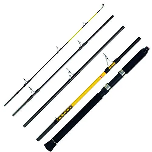 Produktbild WFT Meeresrute Never Crack Travel Big Fish – 5-tlg. 240cm 150-700g