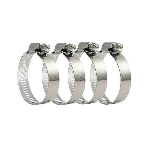 Stück Schlauchschellen, Edelstahl Schellen, Rohrschellen Verstellbare Spannbereich 27–51mm, Schlauch Clips, Schlauchklemmen zur Sicherung von Schläuchen und Rohren 4