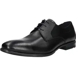 LLoyd Herren Schnürschuhe RUBIN Schwarz Glattleder Größe 45 - Eleganter Schnürer aus hochwertigem Glattleder für formelle Anlässe und Business-Casual-Looks. Mit 25 mm Absatz und rutschfester Gummisohle bietet er optimalen Komfort und Stil.